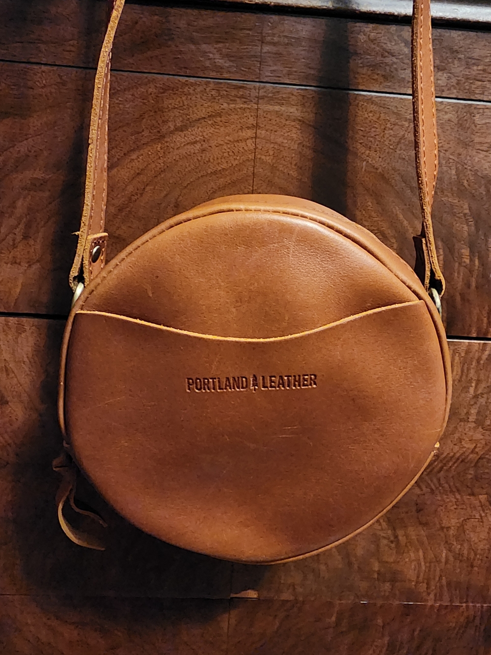 Portland Leather Circle Bag